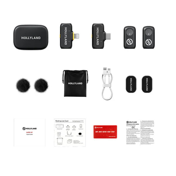 Hollyland Lark A1 Combo Microfono Wireless Hollyland Lark A1 Combo Microfono Wireless